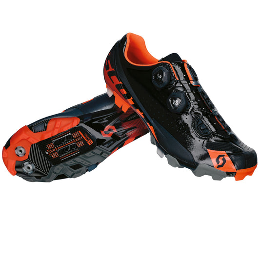 Scott Shoe MTB Premium Black/Orange Gloss