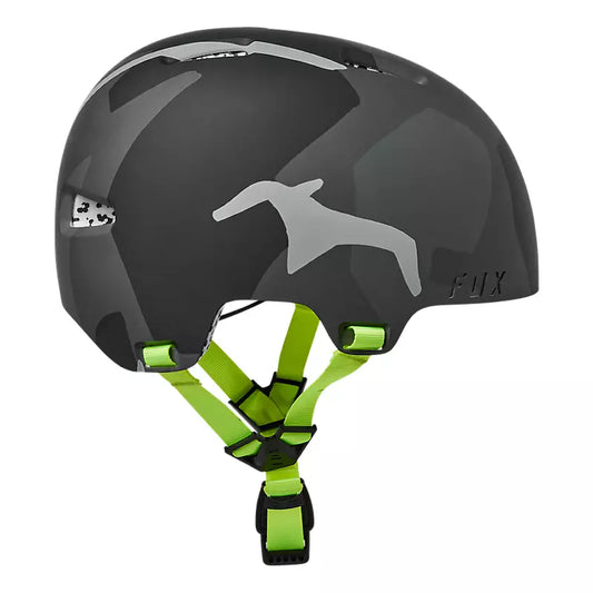 Fox Flight Pro Helmet Runn Youth Blk/Yel OS