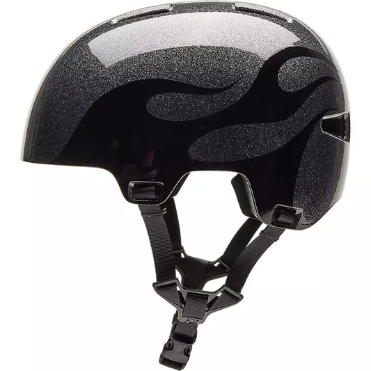 Fox Flight Helmet Youth Silver Metal Sil OS